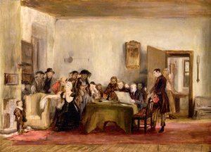 Szkic do „Czytania testamentu”, ok. 1820 r.